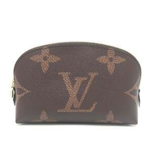 LOUIS VUITTON Authentic Brown Monogram Canvas Pouch